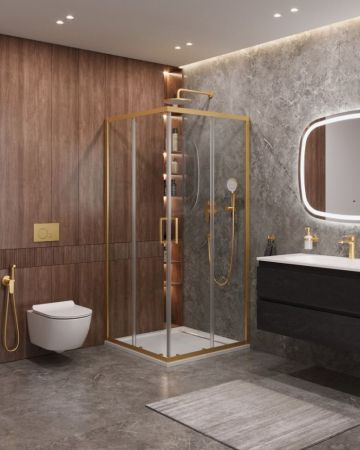 MOLVENO-A-2-90-C-BORO-IV Душевой уголок, артикул MOLVENO-A-2-90-C-BORO-IV