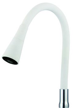 Гибкий излив для кухонного смесителя Savol S-MCG02, белый