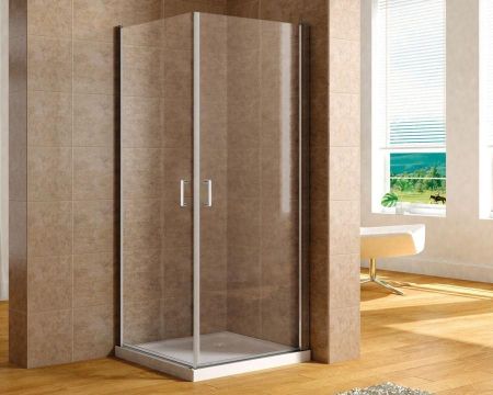 Душевой уголок Aquanet Cinetic 80х80,прозрачное стекло (AE12-N-80H190U-CT-2 шт), артикул AE12-N-80H190U-CT-2 шт
