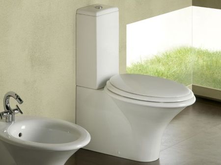 Унитаз компакт Hatria Sculture YXZ4 без бачка и сиденья