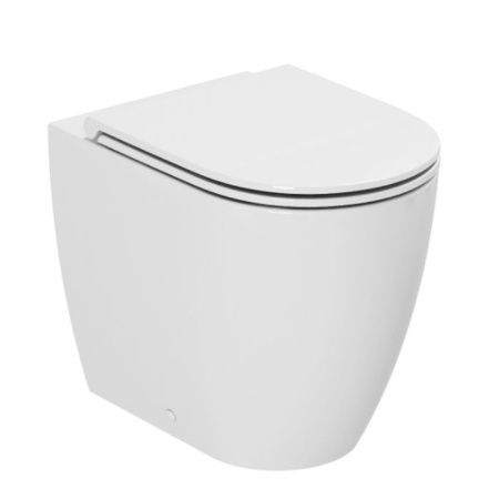 AZZURRA COMODA Унитаз приставной 53x36см c креплением VFV,Easy Clean, цвет белый