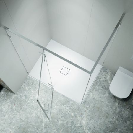 Душевой уголок с распашной дверью на петлях - RGW SV-040 (Прозрачное, 1200x900)
