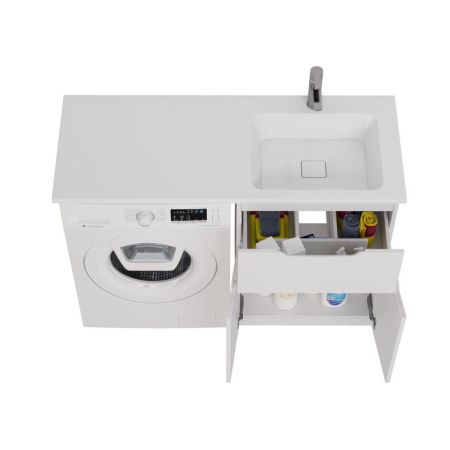 Тумба с раковиной напольная Dreja Vega 60 см, белый, артикул 99-0450-com