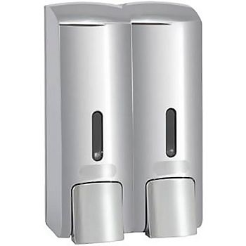 HOTEL  Двойной дозатор жидкого мыла, пластик,мат