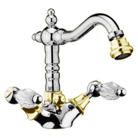 Смеситель для биде Webert Alexandra AL710402 Хром Золото кристаллы Swarovski, артикул AL710402017