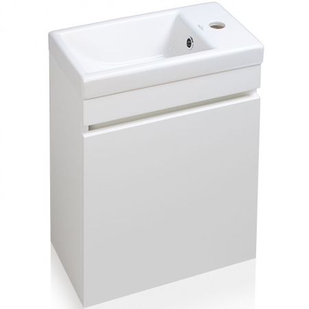 Тумба подвесная "Compact", Como 40, Люкс белый, артикул СС-00000248