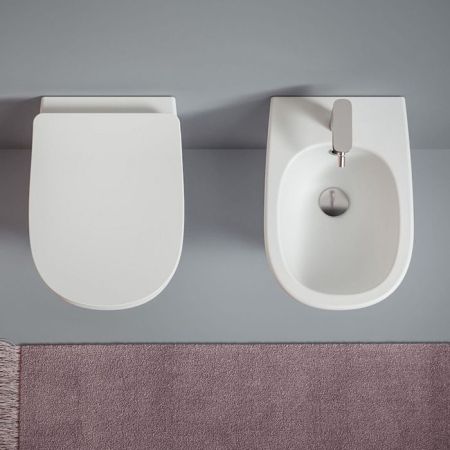 Artceram TEN Унитаз подвесной, 52х36см, безободковый, с крепежом, цвет: белый матовый, артикул TEV006 05 00