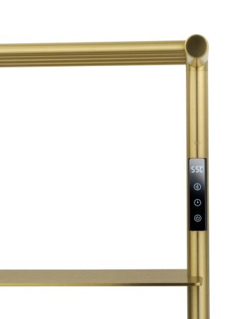 Полотенцесушитель электрический WONZON & WOGHAND DÜSSELDORF, Брашированное золото (WW-A208-BG)