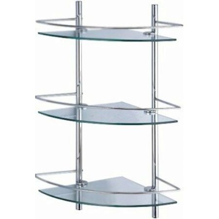 Стеклянная полка WasserKRAFT K-3133 Хром