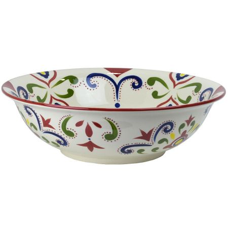 Раковина-чаша Bronze de Luxe Козетта Red 42 4364 Красный орнамент