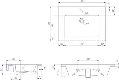 Тумба с раковиной SanVit Прованс 75 kprov075 Зебрано Тумба с раковиной SanVit Прованс 75 kprov075 Зебрано