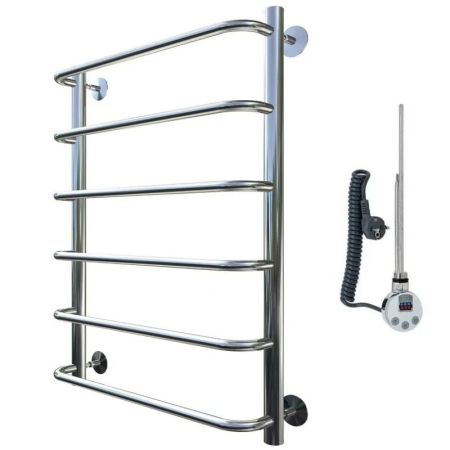 Электрический полотенцесушитель Тругор Идеал 1 элТЭН 80x40 Хром, артикул Идеал1/элТЭН8040