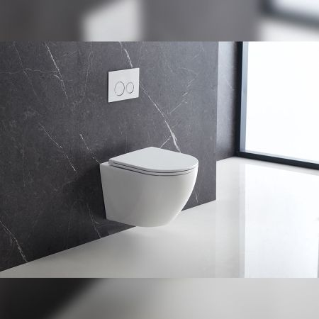 Унитаз подвесной Terminus Аврора (Торнадо 3.0) 01WM49x36W, белый