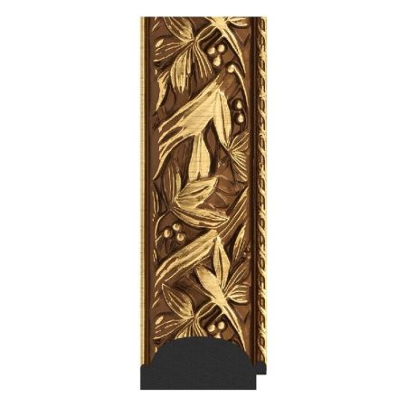 Зеркало Evoform Exclusive 139х59 Византия золото