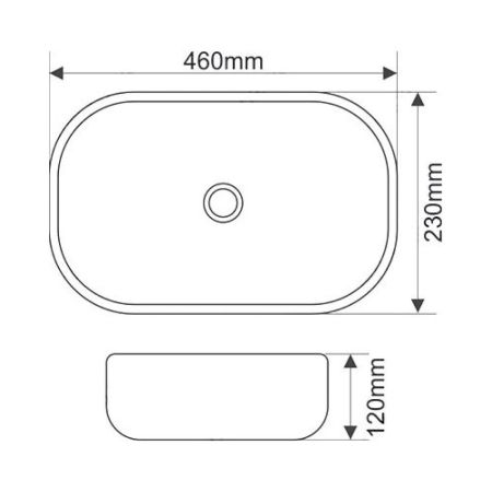 Раковина чаша Velvex 78161, белый, артикул 78161