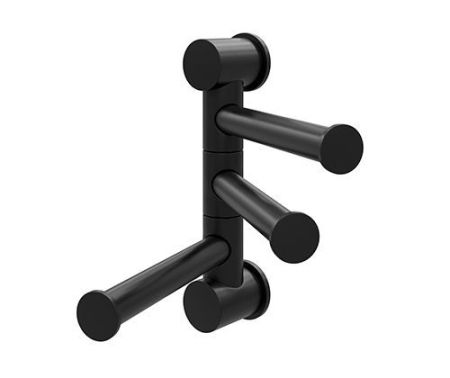 K-1053BLACK Держатель полотенец тройной, артикул K-1053B