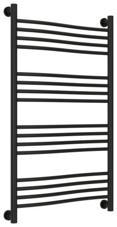 Полотенцесушитель водяной "ФЛЮИД+" 1000х600 (Матовый Чёрный)