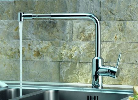 Смеситель для кухни  KLUDI L-INE 428210577 (хром, L-24,5 H-27), шт, артикул 428210577