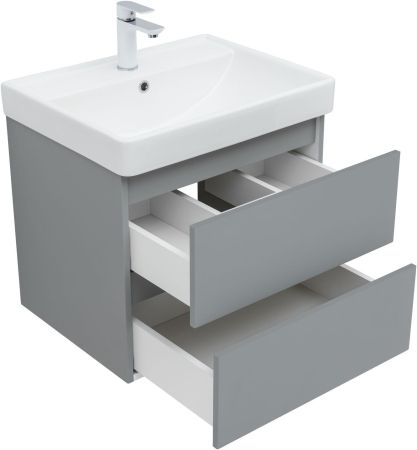 Тумба под раковину Aquanet Вега 2.0 60 мисти грин, артикул 00337959