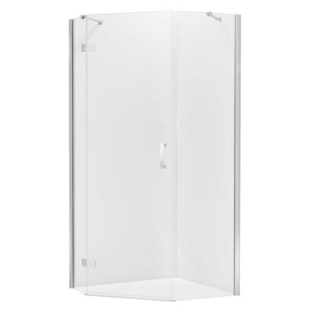 Душевое ограждение NEW TRENDY NEW AZURA R (L) 100x80x195 K-0564 (хром), артикул K-0564