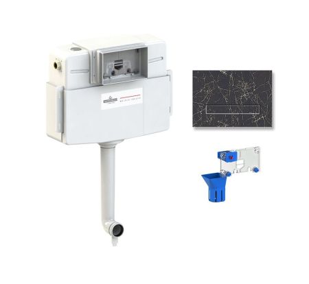 Комплект 3 в 1 бачка скрытого монтажа для приставного унитаза Lavinia Boho Relfix 77030079, артикул 77030079