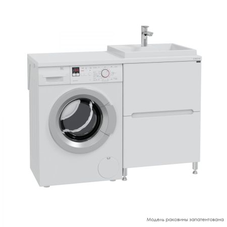 Раковина над стиральной машиной "Юпитер 1200*500" правый, ш/гл без кронштейнов