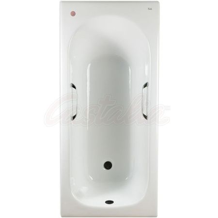 Чугунная ванна Castalia 150х70 с ручками с антискользящим покрытием