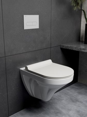 Клавиша смыва Knotlor BIS101WY, белый, артикул BIS101WY