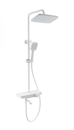 Душевая система с термостатом WONZON & WOGHAND, Белый матовый (WW-B3099-A-MW), артикул WW-B3099-A-MW