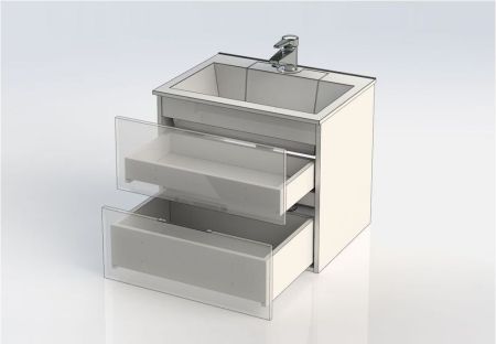 Тумба с раковиной Aquanet Алвита 60 белый, артикул 00213095