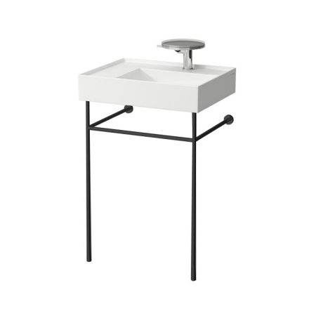 Каркас под раковину, Laufen, Kartell by Laufen, ширина, мм-535, глубина, мм-440, высота, мм-790, цвет-черный матовый, артикул 3.8533.5.450.000.1