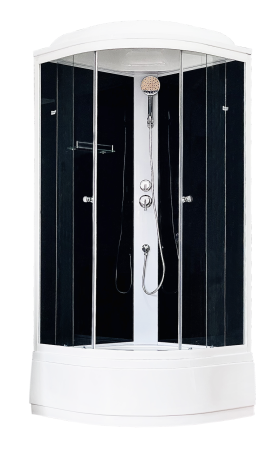 Душевая кабина Royal Bath RB 90CK5-BT (черное/прозрачное), артикул RB90CK5-BT