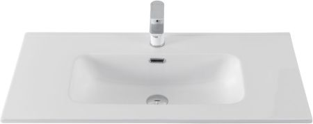 Раковина Aquanet Flat 90 белая матовая