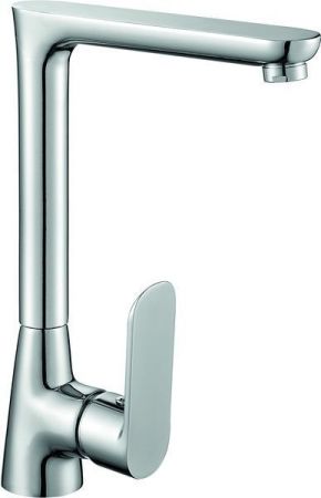 Mariner Magica, однорычажный кухонный смеситель с поворотным изливом, цвет белый матовый, артикул 18090-082