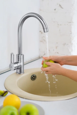 Смеситель для кухни Славен СЛ-ОД-Т22, хром