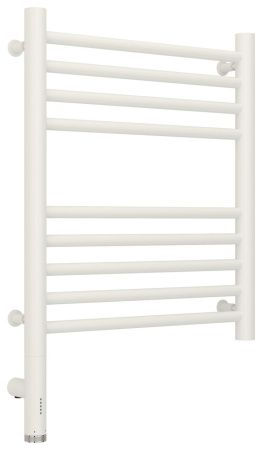 Полотенцесушитель электрический "БОГЕМА 3.0" прямая 500х400 / МЭМ левый (Матовый белый)
