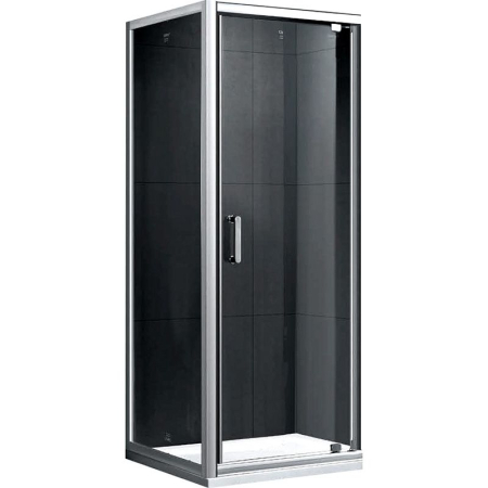 Душевой уголок Gemy Sunny Bay 90х70 прямоугольный профиль Хром стекло прозрачное, артикул S28170-A70