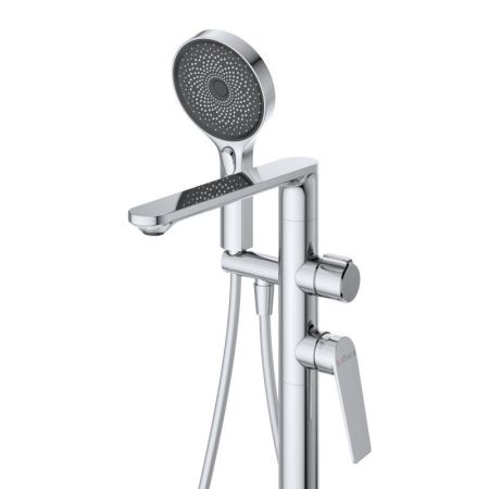 COMFORT-VDP-01 Напольный смеситель для ванны, хром, артикул COMFORT-VDP-01