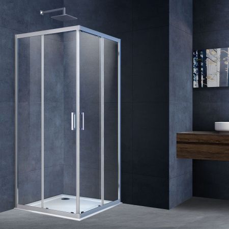 Душевые уголки Vincea Душевой уголок Alpha VSS-3AL900CL, 900*900, хром, стекло прозрачное,, артикул VSS-3AL900CL
