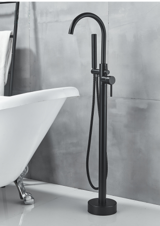 Смеситель BRAIES Matt Black для отдельностоящей ванны BOCH MANN BM8921, артикул BM8921