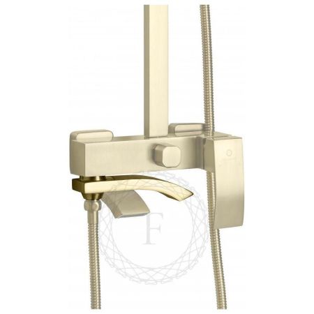 Душевая система FILARETE Waterfall FL2010MG, матовое золото