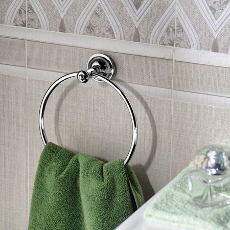 Полотенцедержатель ASTOR круглый, хром, Sapho, артикул 1325-06