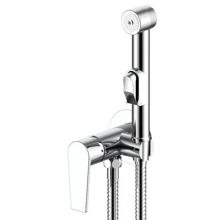 Гигиенический душ со смесителем встраиваемый ESKO BTSMH, хром