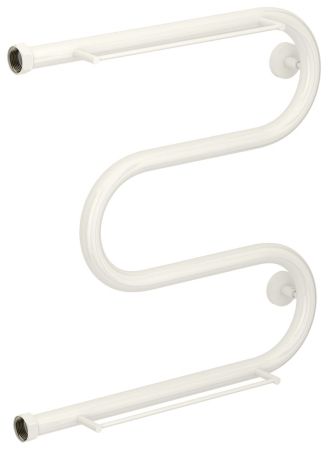 Полотенцесушитель водяной "М-обр.+" 2П 500х500 Н. Г. 1" (Белый), артикул 12-4008-5050