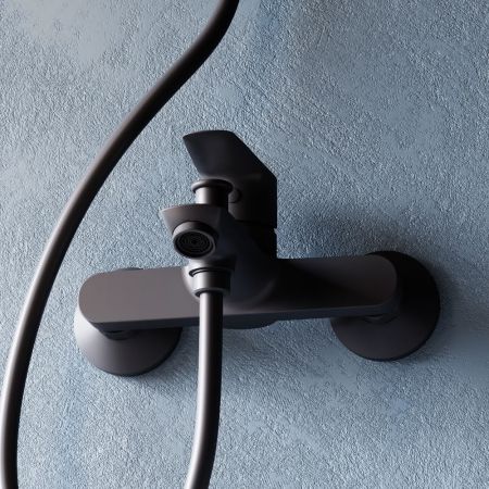 D4011022 Prime new cмеситель для ванны и душа, черный, артикул D4011022