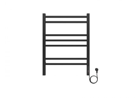Полотенцесушитель электрический Aquatek (Акватек) Альтаир П7 500х700 мм, черный муар, подключение скрытое к сети электропитания / электропровод с вилкой, с терморегулятором и таймером quick touch, нержавеющая сталь AISI 201, гарантия 5 лет Полотенцесушитель электрический Aquatek (Акватек) Альтаир П7 500х700 мм, черный муар, подключение скрытое к сети электропитания / электропровод с вилкой, с терморегулятором и таймером quick touch, нержавеющая сталь AISI 201, гарантия 5 лет