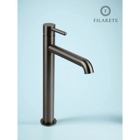 Смеситель для раковины высокий FILARETE Roun FL6020BG, графит, артикул FL6020BG
