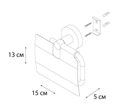 Держатель туалетной бумаги Fixsen Modern FX-51510 Сатин, артикул FX-51510
