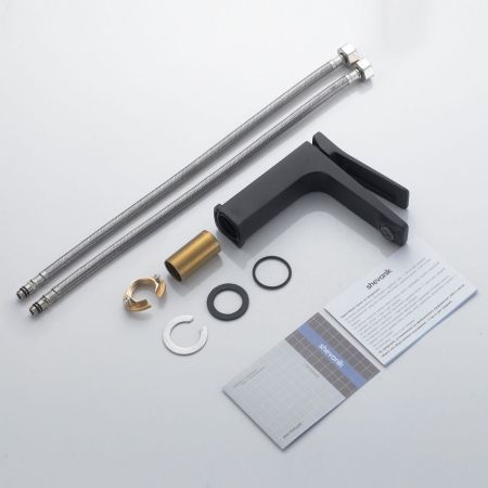 Смеситель для раковины Shevanik S4601H, черный, артикул S4601H