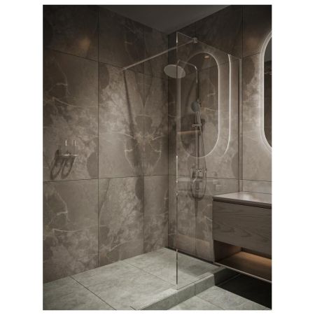 Душевая перегородка Knotlor WI090CG0C 90х200, хром